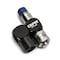 Capri Tools Swivel Air Hose Connector 1/4 in. M  NPT x 1/4 in. F NPT with Built-in Air Regulator CP21400 - alternate 1